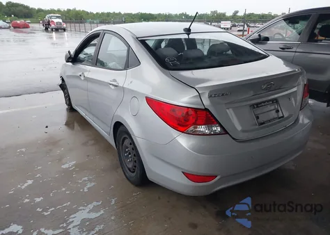 2014 Hyundai Accent Gls z USA, uszkodzony, nr VIN KMHCT4AE7EU640045